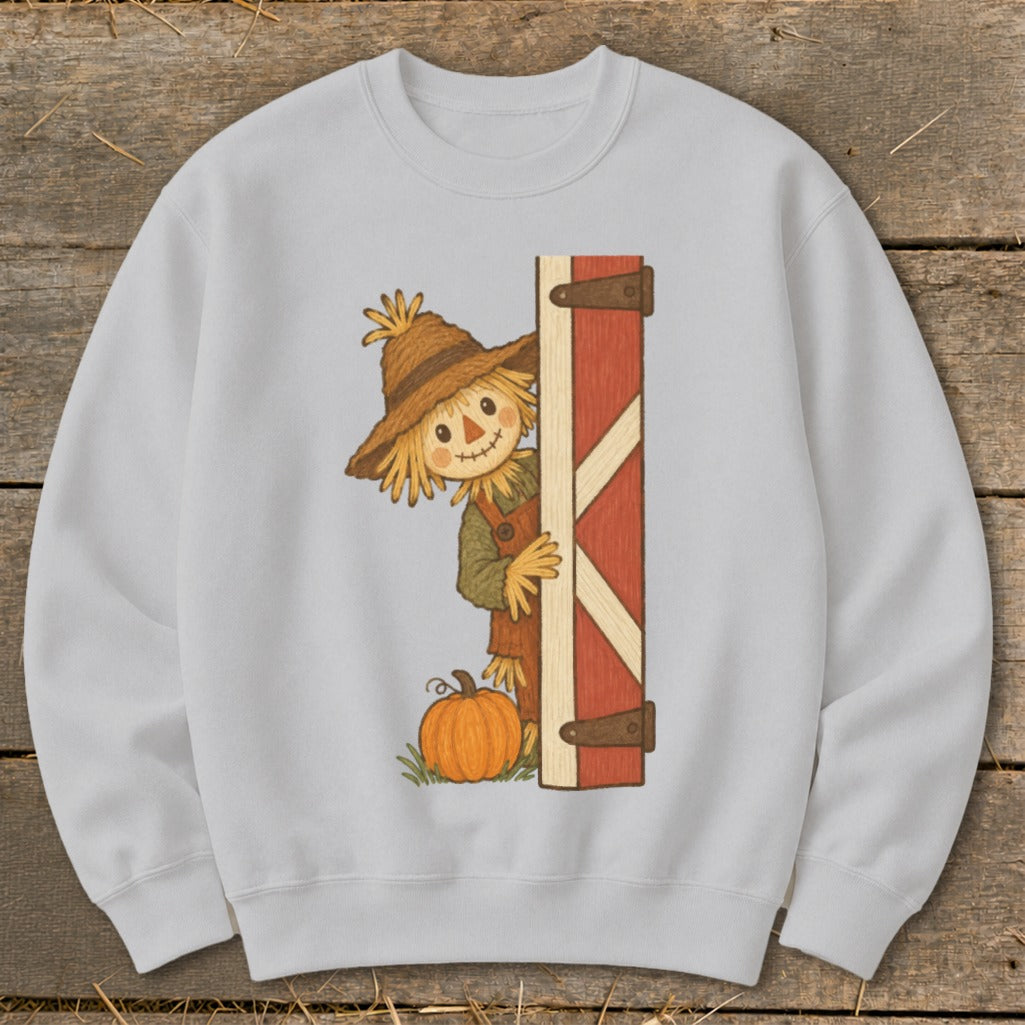 Peeking Scarecrow Sweatshirt