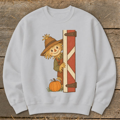 Peeking Scarecrow Sweatshirt