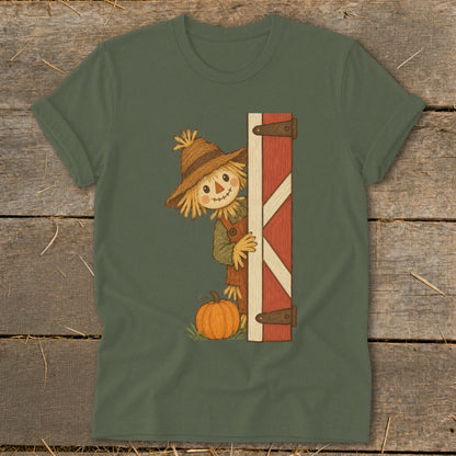Peeking Scarecrow Softstyle Tee