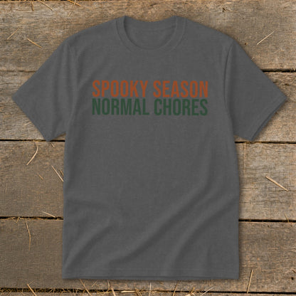 Spooky Season Normal Chores Youth Tee