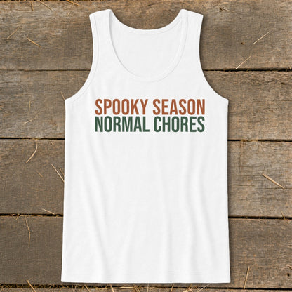 Spooky Season Normal Chores Tank Top
