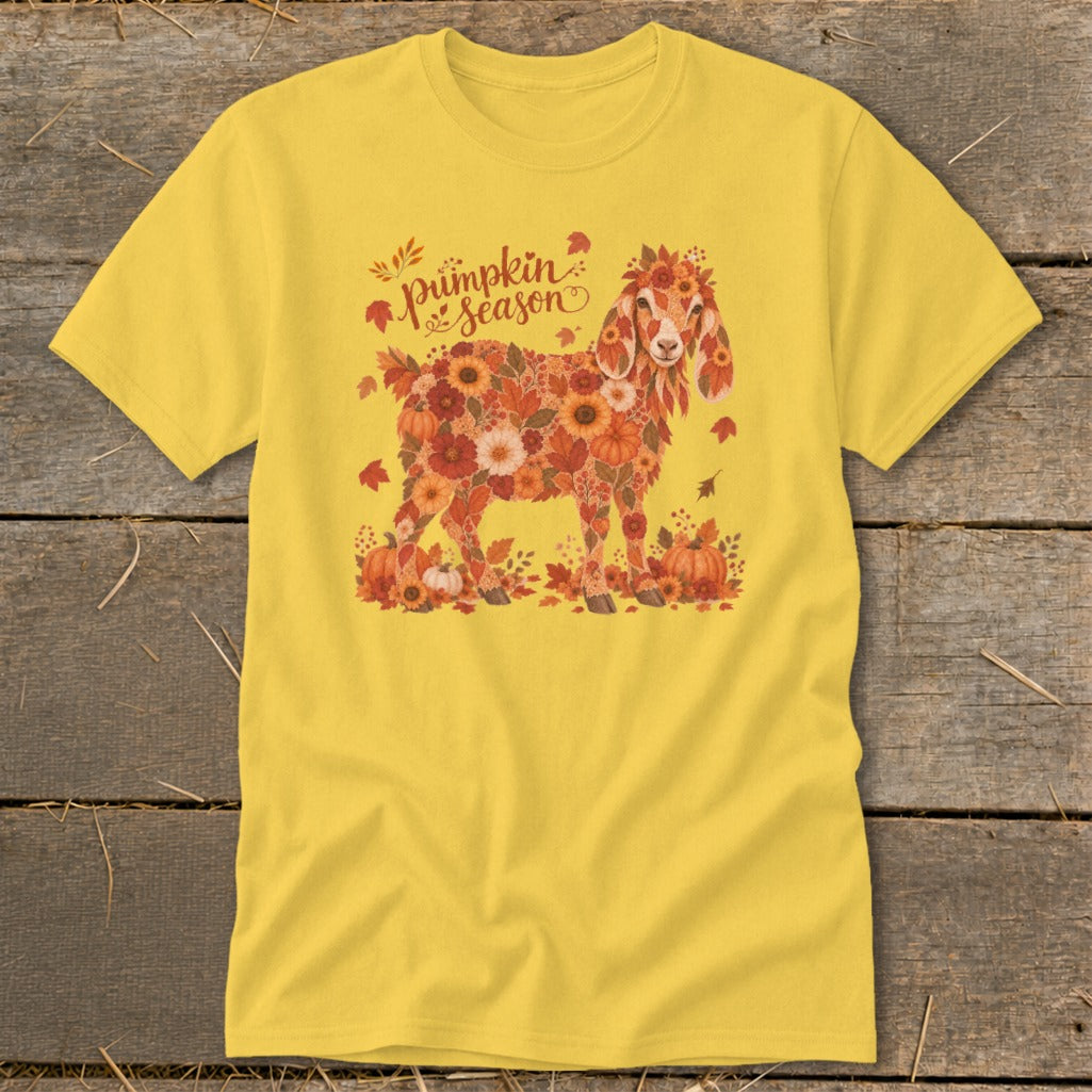 Fall Floral Nubian Goat Classic Tee