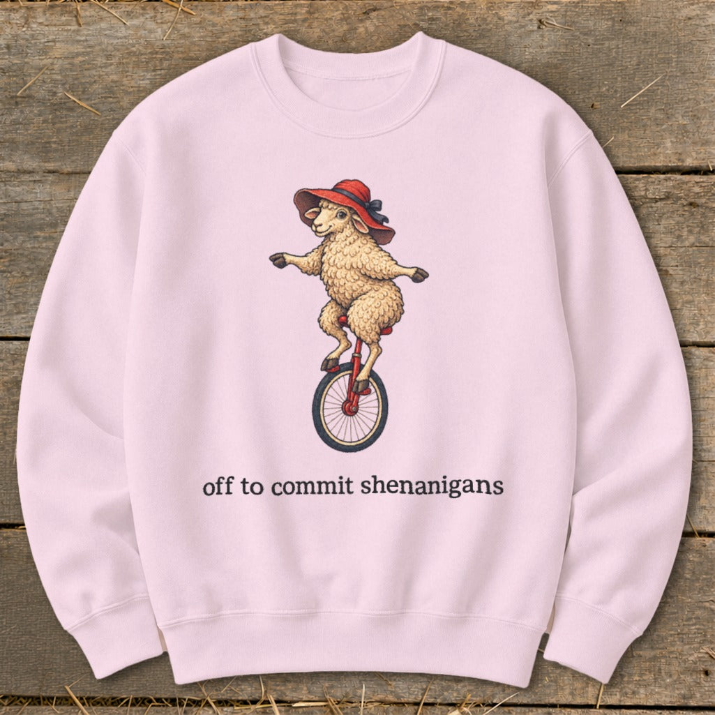 Off To Commit Shenanigans Sweatshirt