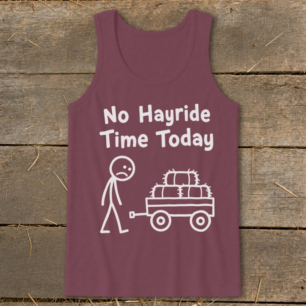 No Hayride Time Today Tank Top