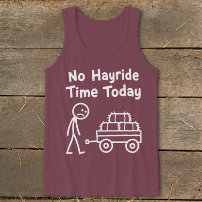 No Hayride Time Today Tank Top