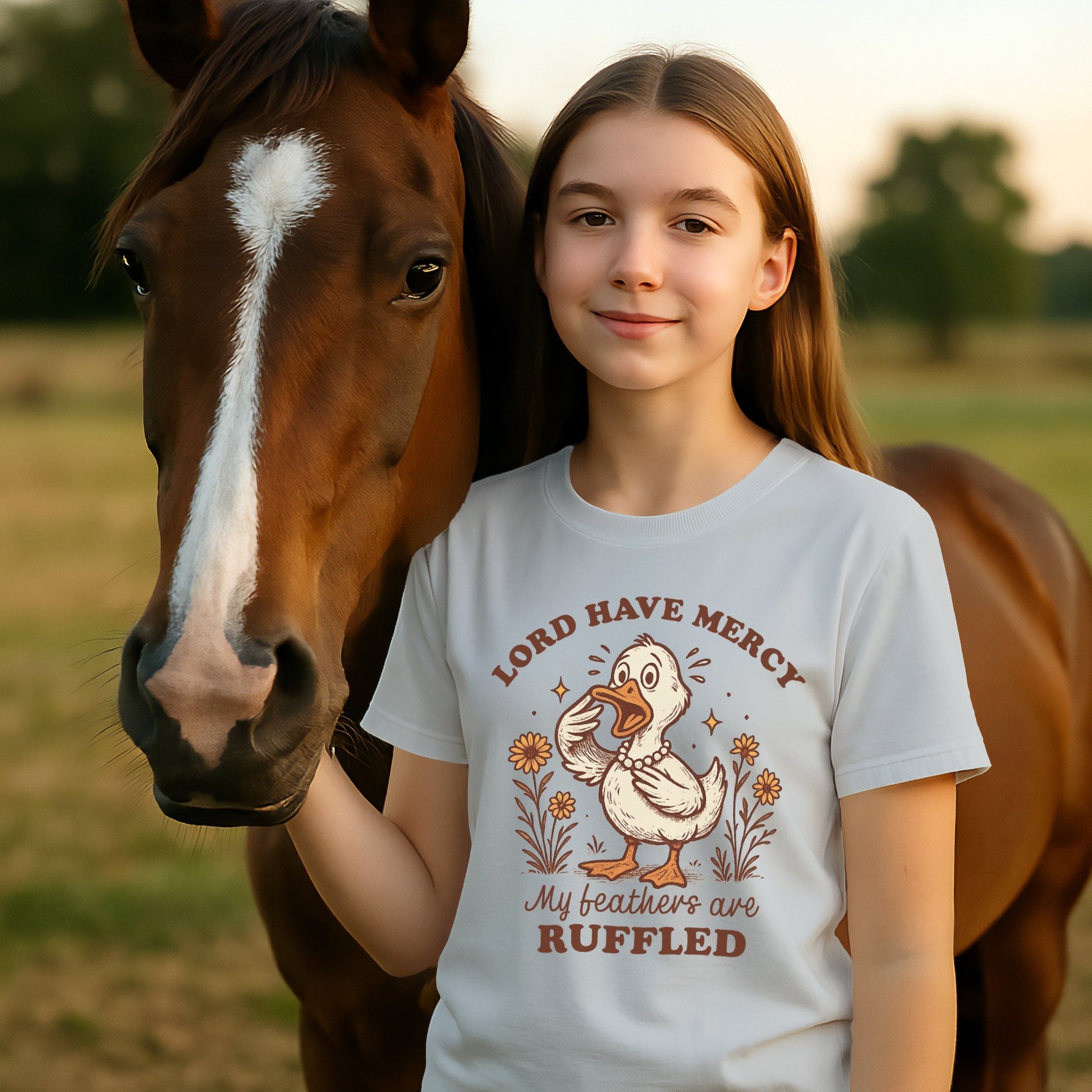 Lord Have Mercy My Feathers Are Ruffled T-shirt
