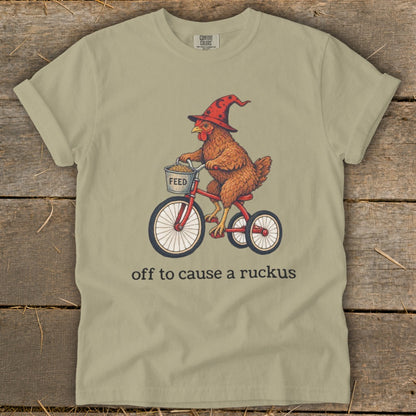 Off To Cause a Ruckus Signature Tee
