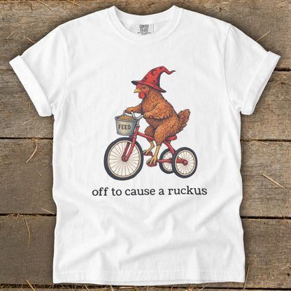 Off To Cause a Ruckus Signature Tee