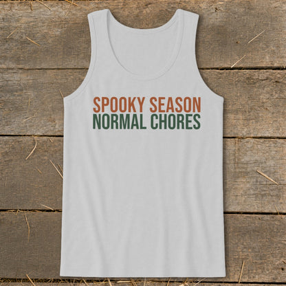 Spooky Season Normal Chores Tank Top