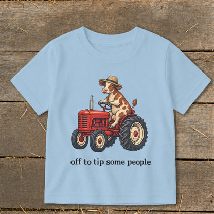 Off To Tip People Toddler Tee