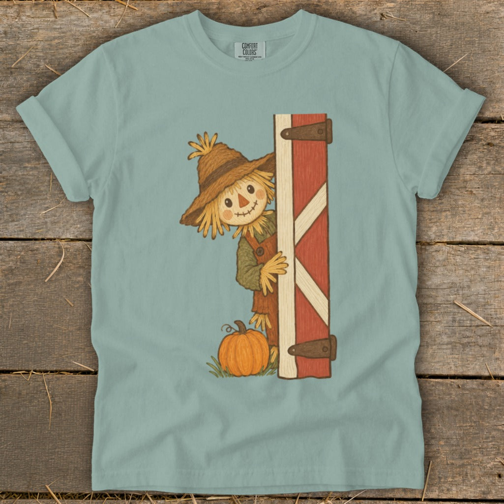 Peeking Scarecrow Signature Tee