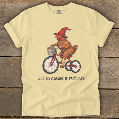 Off To Cause a Ruckus Signature Tee