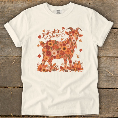 Fall Floral Goat Signature Tee