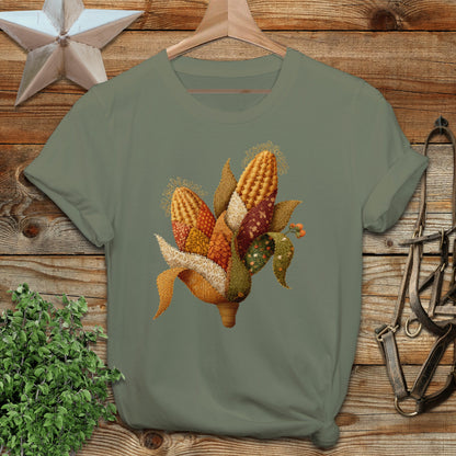 Harvest Corn Graphic T-Shirt Autumn Themed Clothing product type