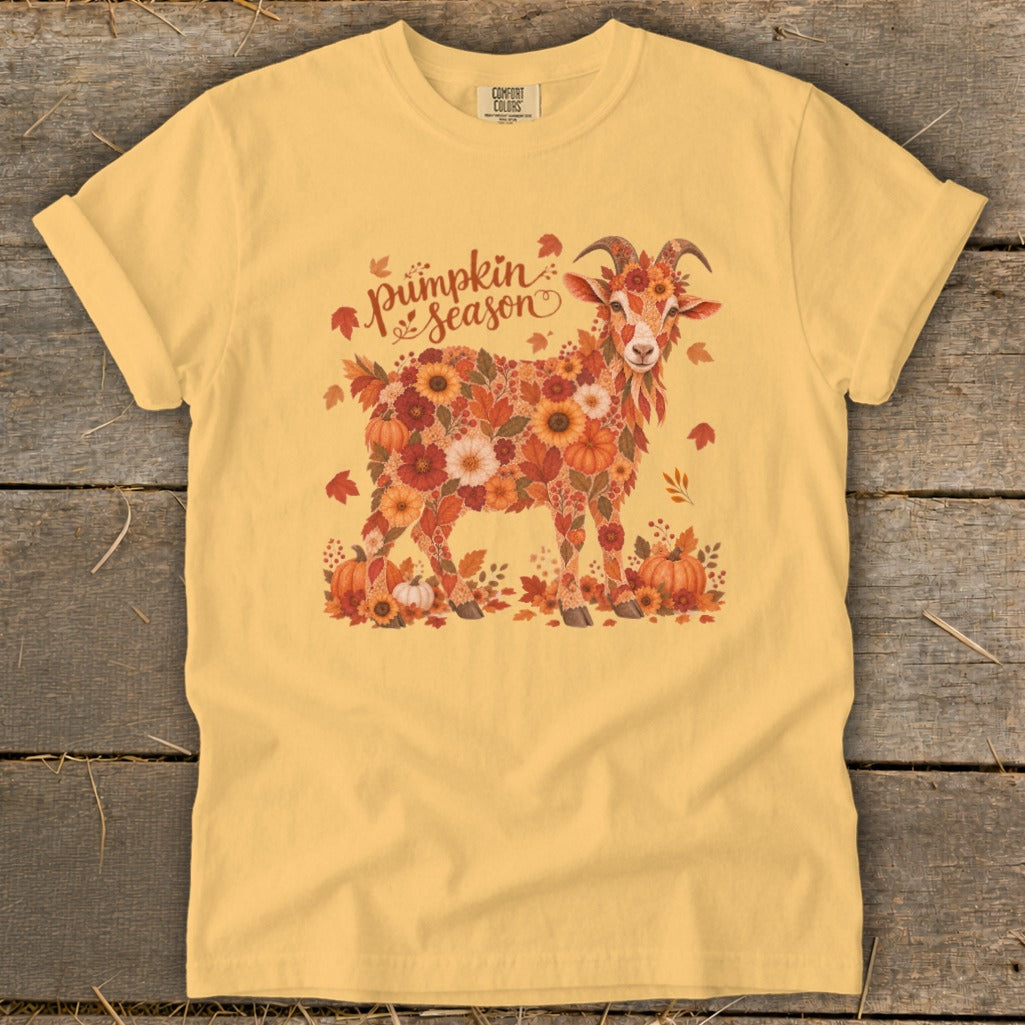 Fall Floral Goat Signature Tee
