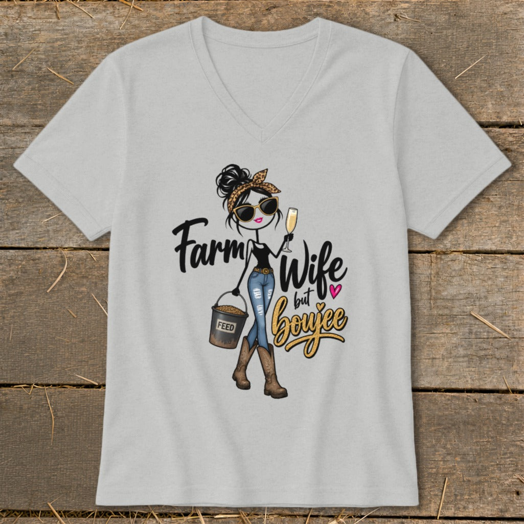 Boujee Farm Wife V-neck