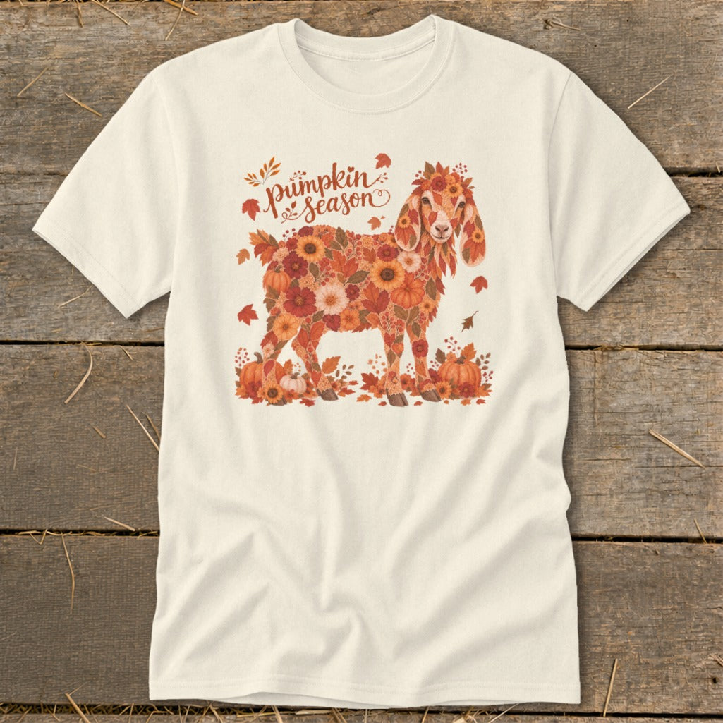 Fall Floral Nubian Goat Classic Tee