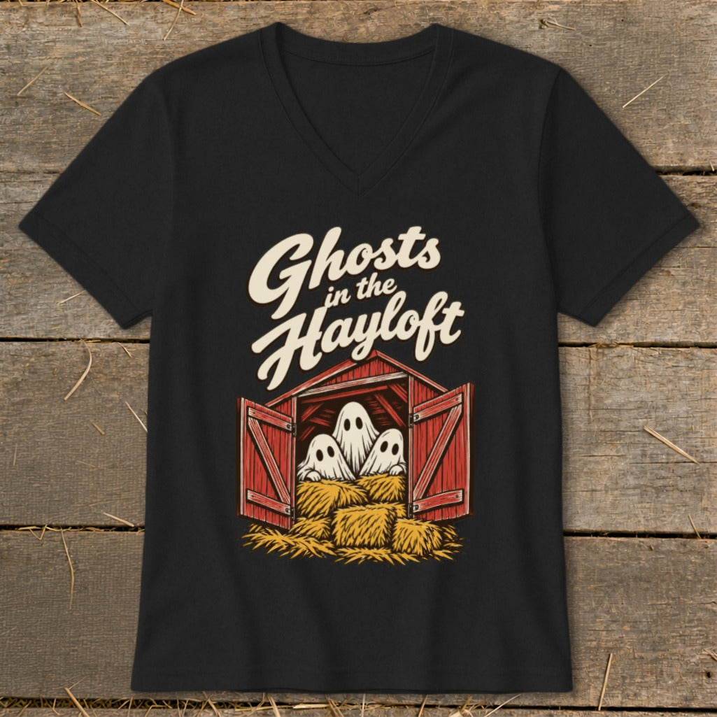 Ghosts in the Hayloft V-neck
