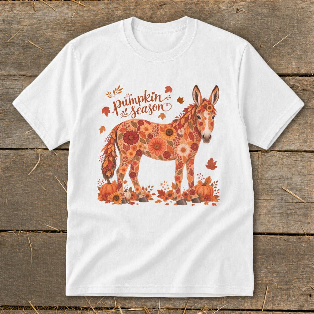 Fall Floral Donkey Youth Tee