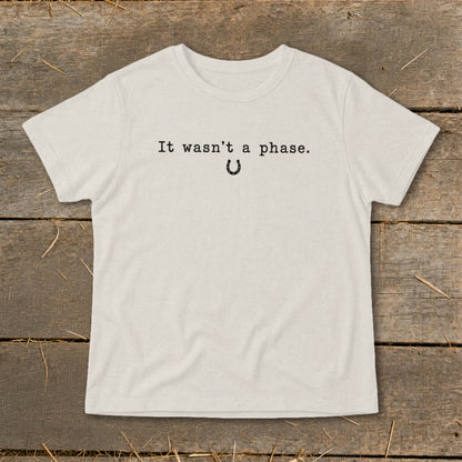 It Wasn't a Phase Horseshoe Infant Tee