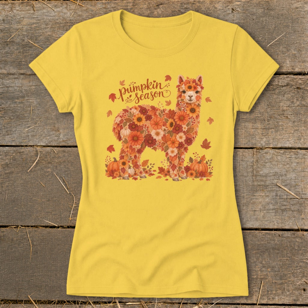 Fall Floral Alpaca Ladies Tee