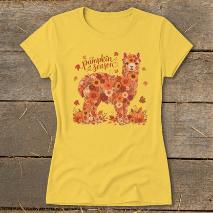 Fall Floral Alpaca Ladies Tee