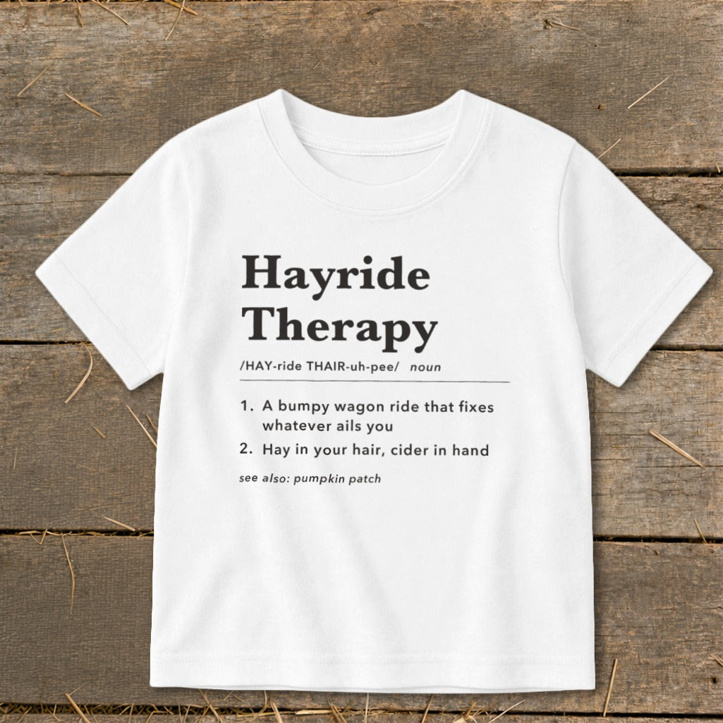 Hayride Therapy Definition Toddler Tee