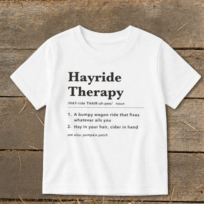 Hayride Therapy Definition Toddler Tee