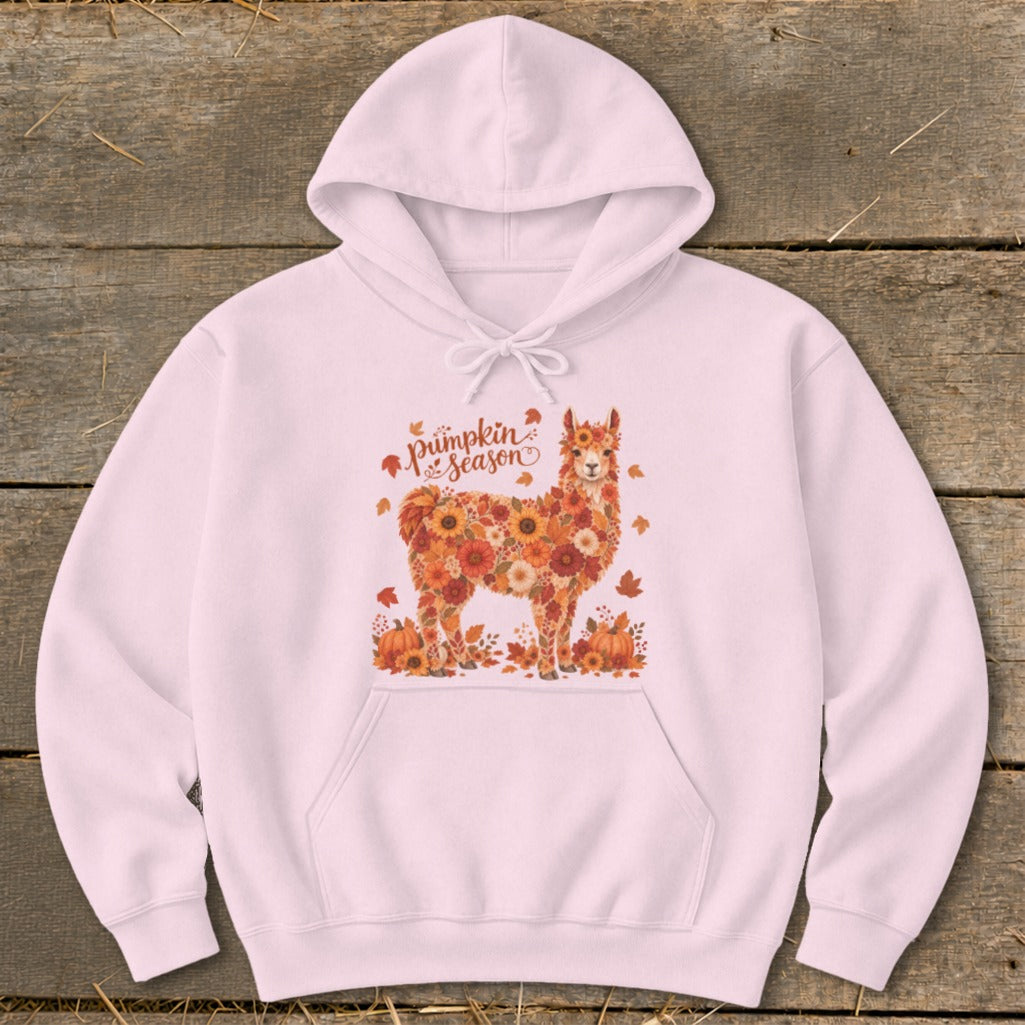 Fall Floral Llama Hoodie