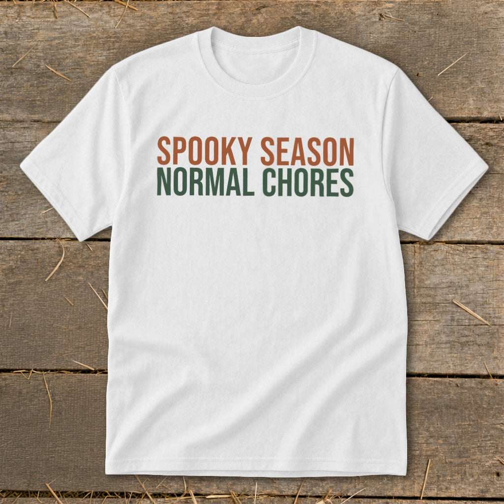 Spooky Season Normal Chores Youth Tee