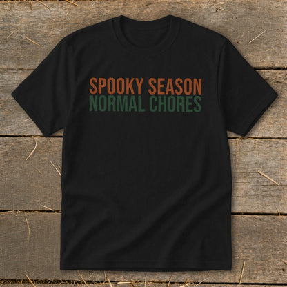 Spooky Season Normal Chores Youth Tee