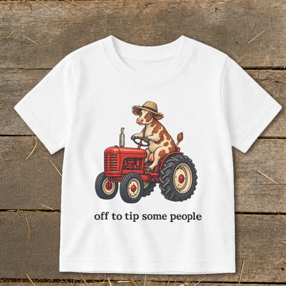 Off To Tip People Toddler Tee