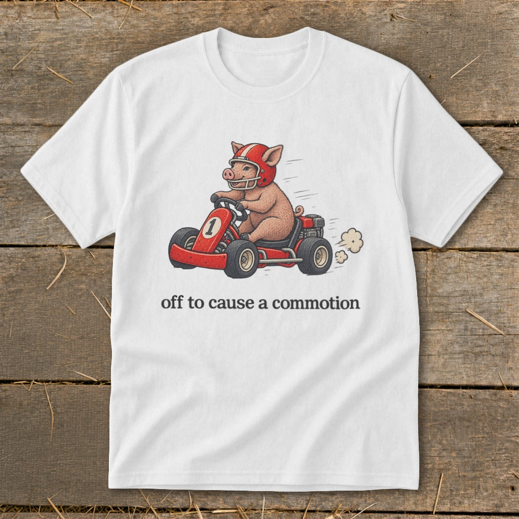 Off To Cause a Commotion Youth Tee