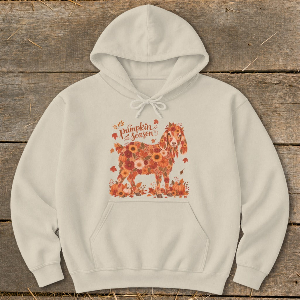 Fall Floral Nubian Goat Hoodie