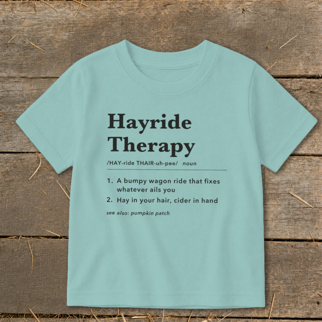 Hayride Therapy Definition Toddler Tee