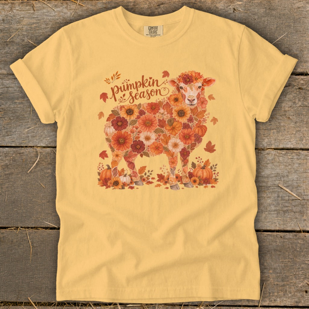 Fall Floral Sheep Signature Tee
