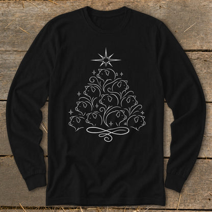 Elegant Pig Tree Long Sleeve Tee