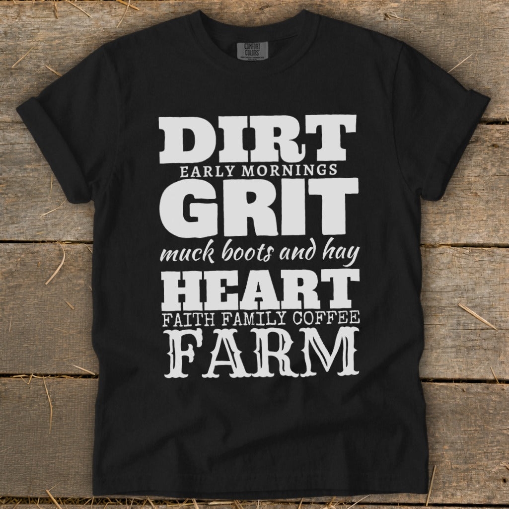 Dirt Grit Heart Farm Signature Tee