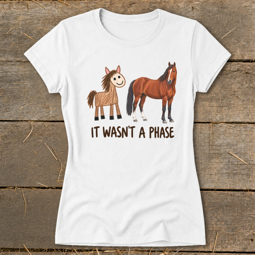 It Wasn't a Phase Drawing Ladies Tee