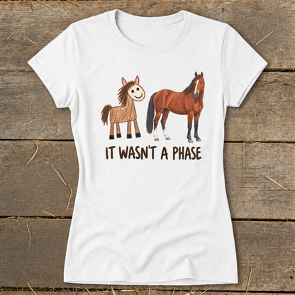 It Wasn't a Phase Drawing Ladies Tee