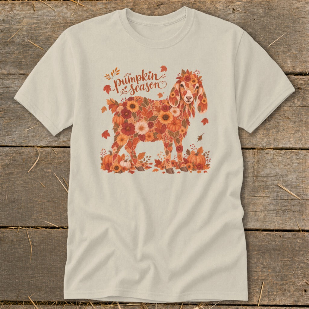 Fall Floral Nubian Goat Classic Tee