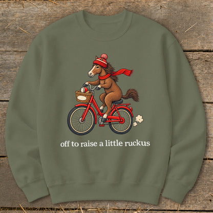 Off To Raise a Little Ruckus Sweatshirt