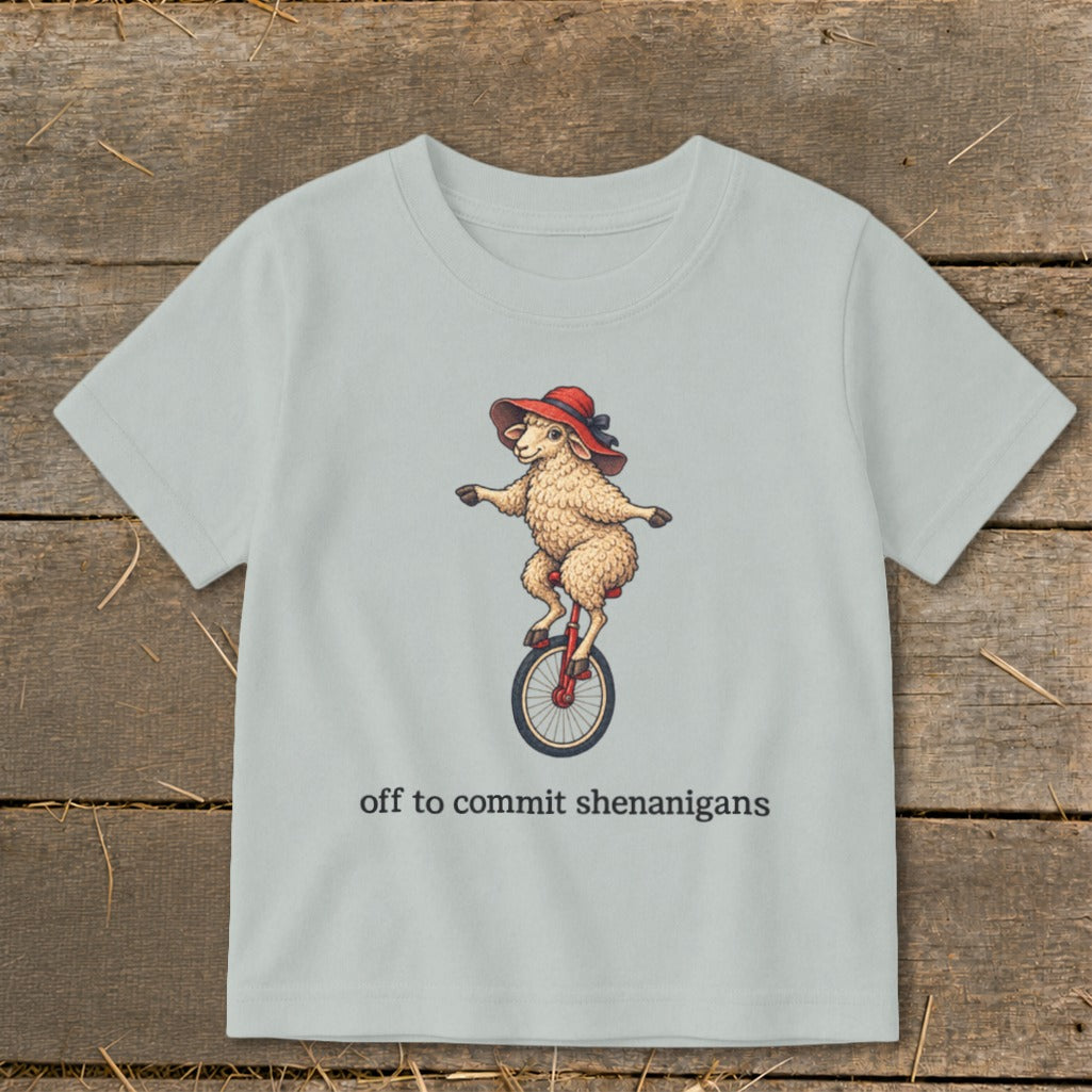 Off To Commit Shenanigans Toddler Tee
