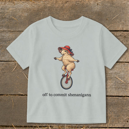 Off To Commit Shenanigans Toddler Tee
