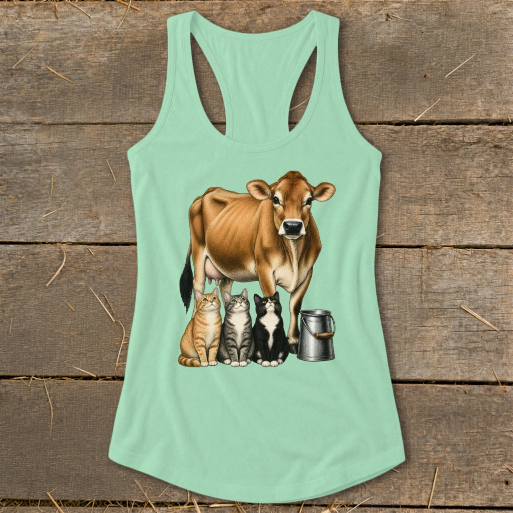Milking Time Committee Racerback Tank