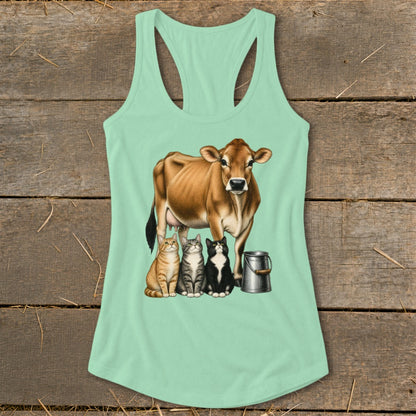 Milking Time Committee Racerback Tank