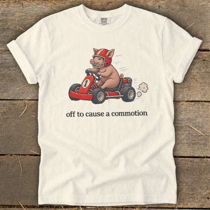 Off To Cause a Commotion Signature Tee
