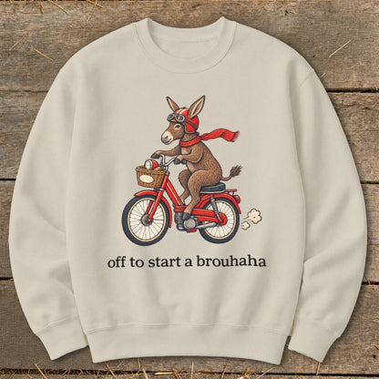 Off To Start a Brouhaha Sweatshirt