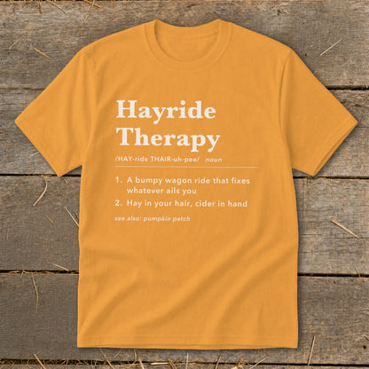 Hayride Therapy Definition Youth Tee