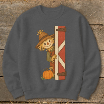 Peeking Scarecrow Sweatshirt
